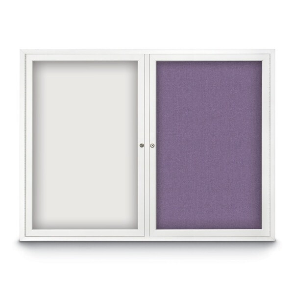 Corkboard, 48"x36", Cloud/Satin
